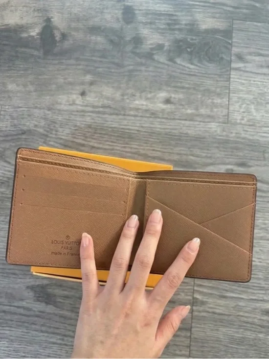 Louis Vuitton Monogram Canvas Brown and Gold Men's Wallet - Picture 3 of 3